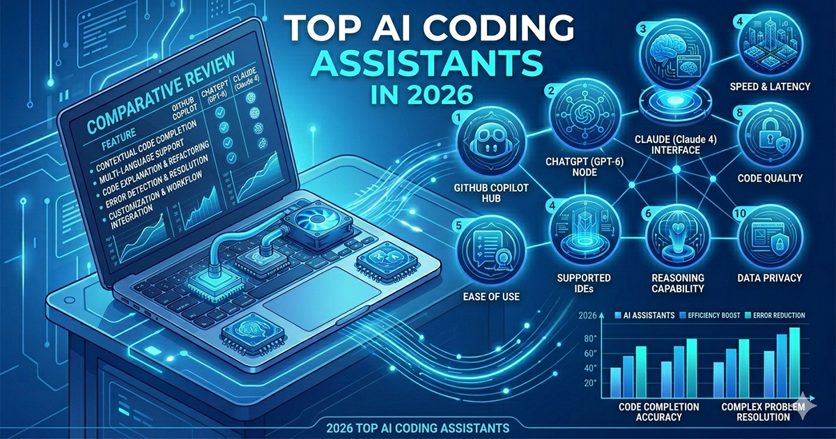Top AI Coding Assistants in 2026: GitHub Copilot vs ChatGPT vs Claude