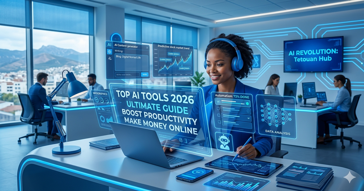 Best AI Tools 2026 to boost productivity and make money online